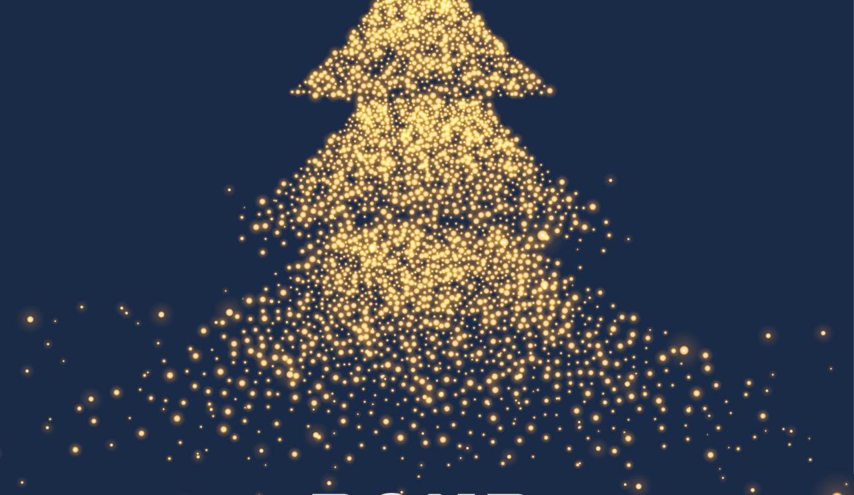 Luces navideñas en forma de árbol de navidad